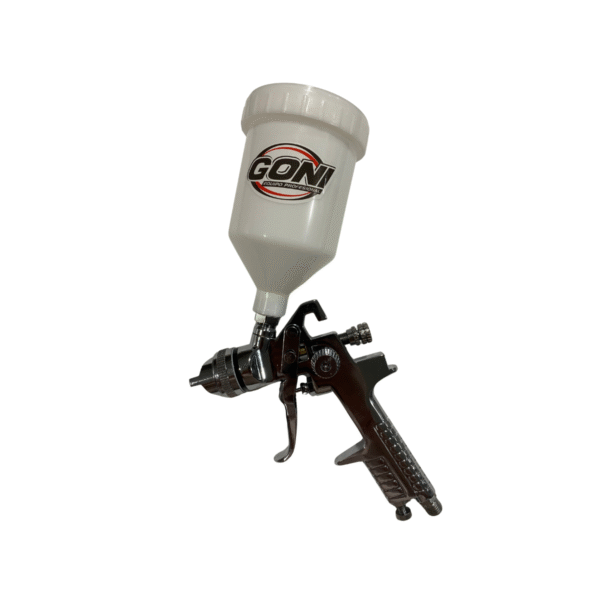 Pistola Gravedad Vaso Plastico 600cc 3 Reguladores - Imagen 2