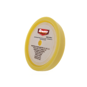 Borla Esponja Amarilla Soporte De Velcro 8"